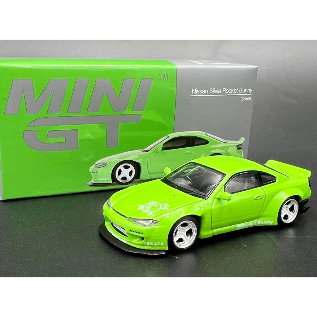 ミニカー MiniGT S15 Green Rocket Bunny ミニカー MiniGT S15 Green
