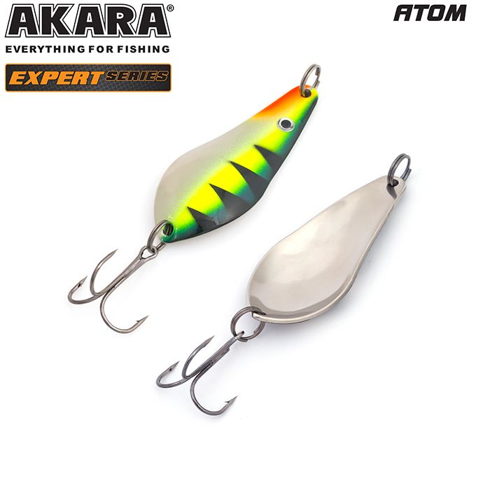Блесна колеб. Akara Expert Атом 65 мм 18 гр. 18/SIL