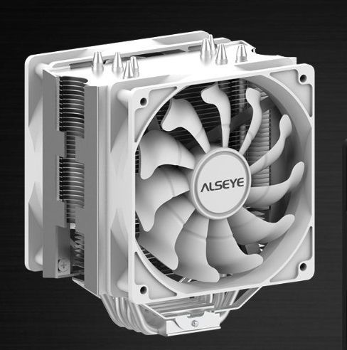 Кулер для процессора ALSEYE S120D-W Universal, TDP 135W, 2x120FAN ...