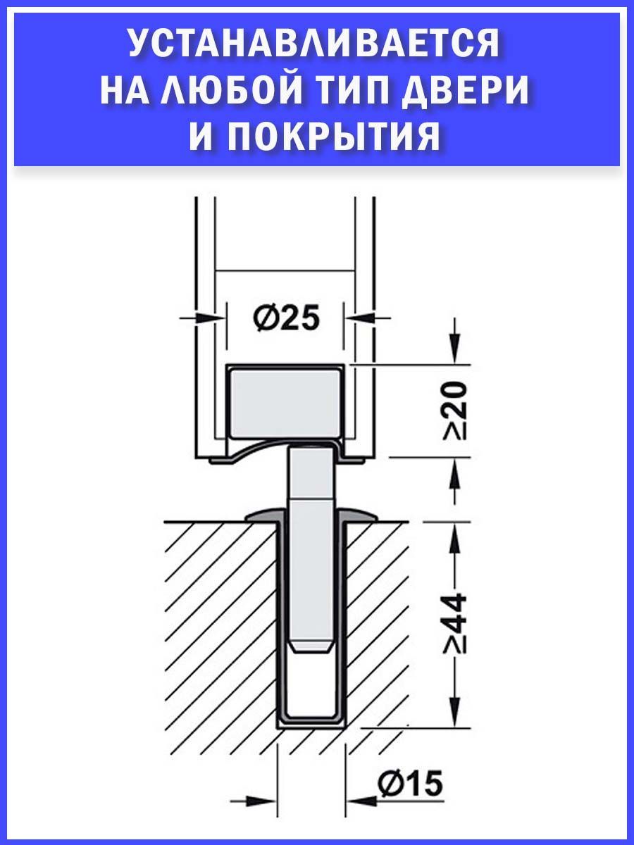 Купить Скрытый Магнитный Упор Для Двери