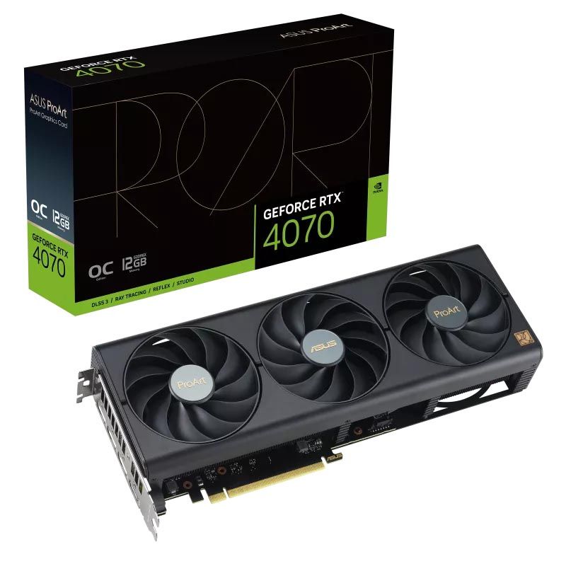 Видеокарта ASUS GeForce RTX 4070, 12 ГБ PCI Express 4.0 HDMI