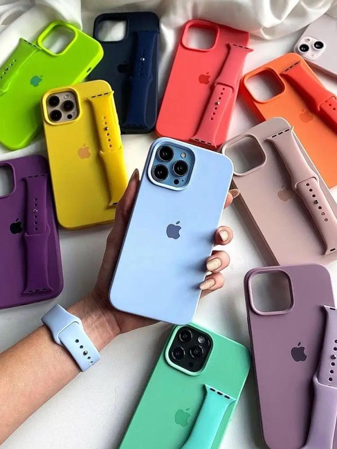 Силиконовый чехол с логотипом на Айфон 12 Про Макс / Silicone Case iPhone  12 Pro Max - купить с доставкой по выгодным ценам в интернет-магазине OZON  (1468016586)