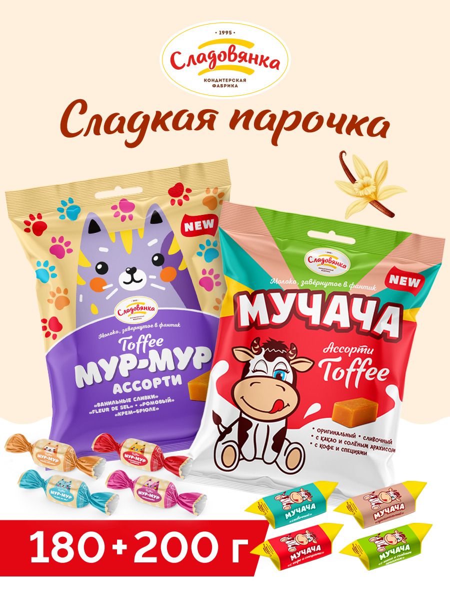 Конфеты Александровские молочные 1 упаковки 1 кг/конфеты коровка ...