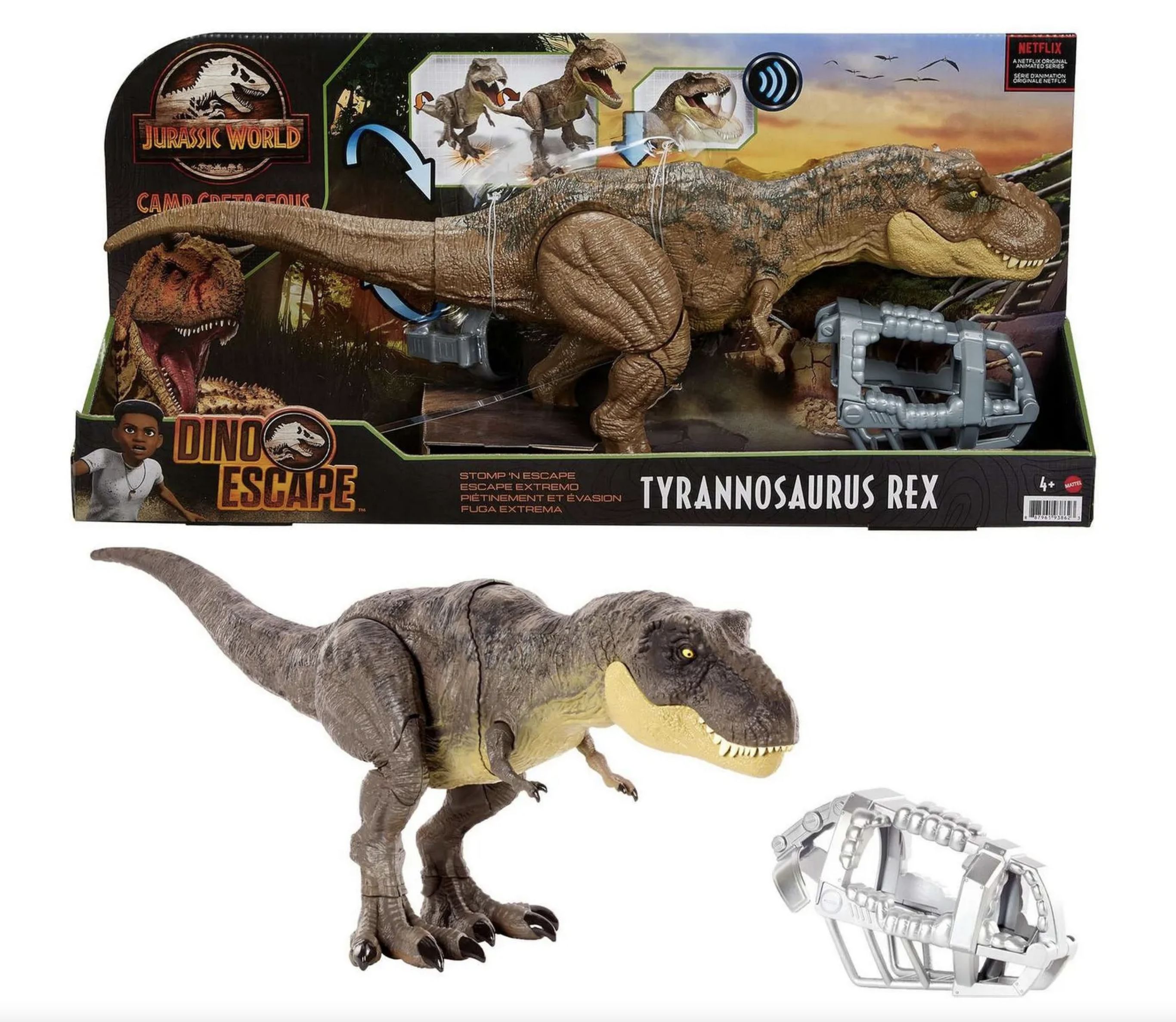 Фигурка динозавра Jurassic World Атакующий Тирекс Tyrannosaurus