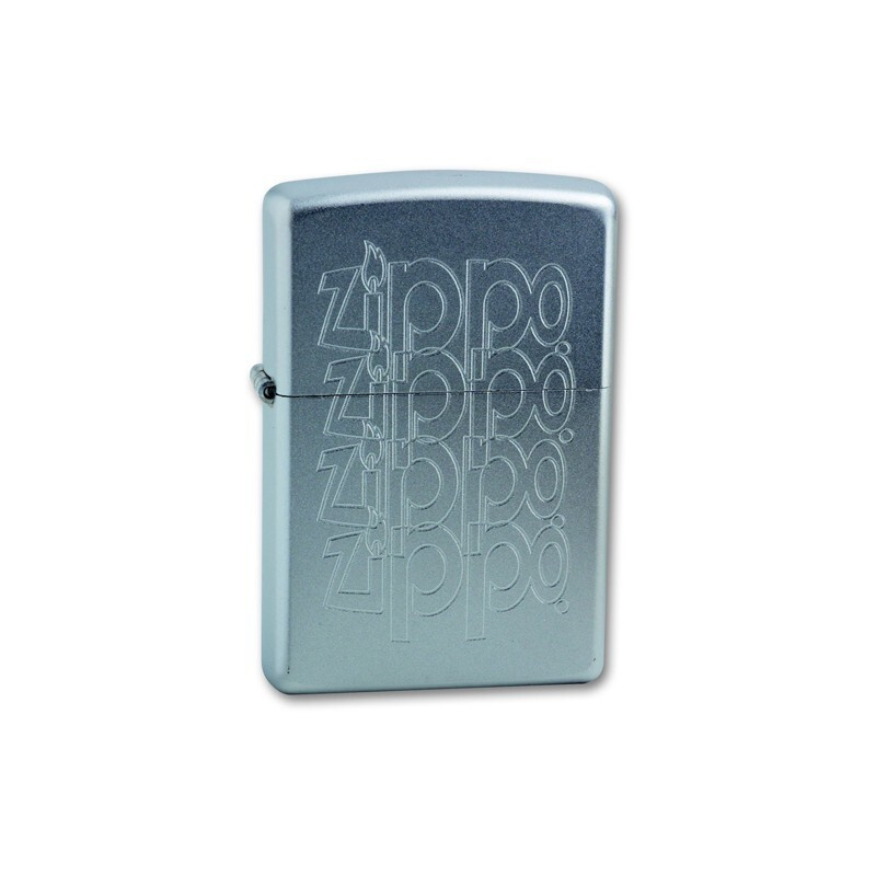 Зажигалка бензиновая ZIPPO "ZIPPO Logo" Satin Chrome #1