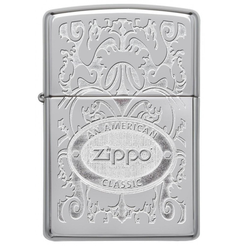 Зажигалка бензиновая ZIPPO Crown Stamp High Polish Chrome #1