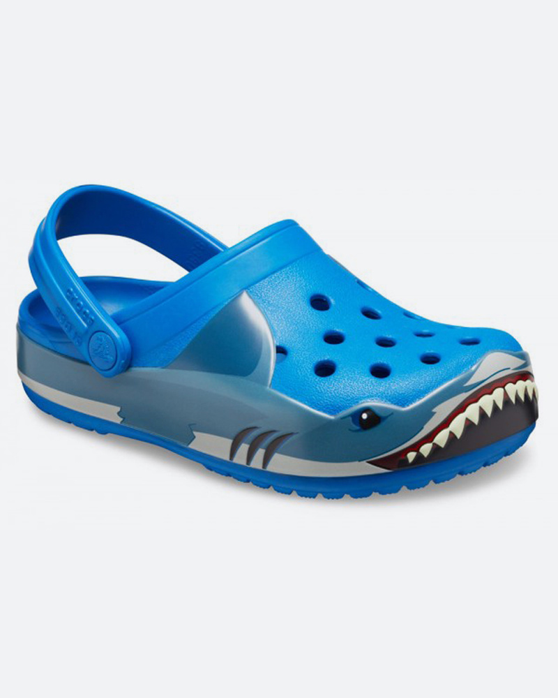 Сабо Crocs Fun Lab Shark Band Clog - купить с доставкой по выгодным ...