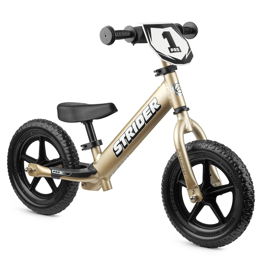 Беговел STRIDER 12' PRO Gold - купить с доставкой по выгодным ценам в ...