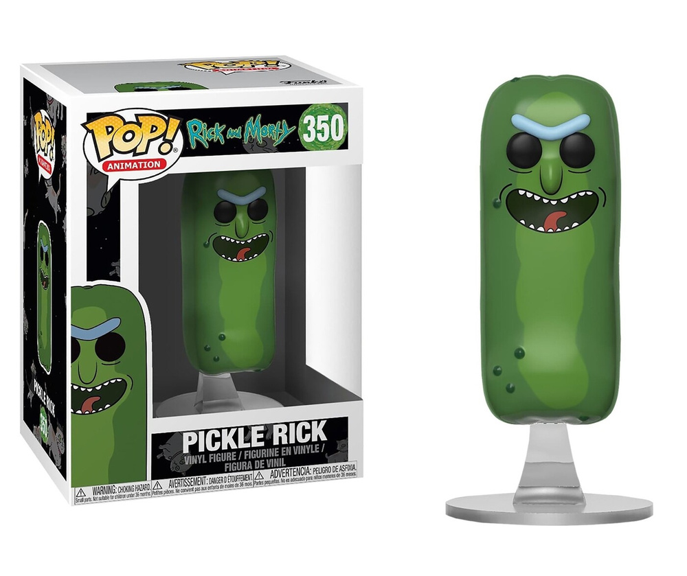 Фигурка Funko POP! Rick & Morty: Pickle Rick No Limbs (Огурчик Рик без ...