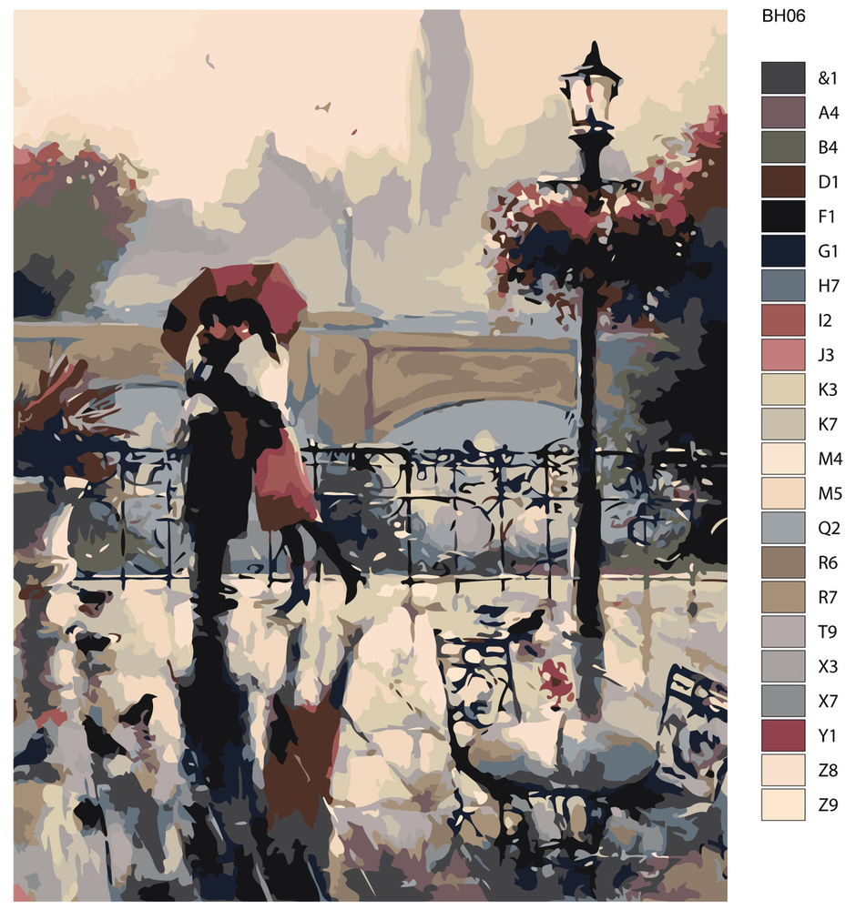 Картина по номерам,"Живопись по номерам",80 x 100, BH06 - купить с ...