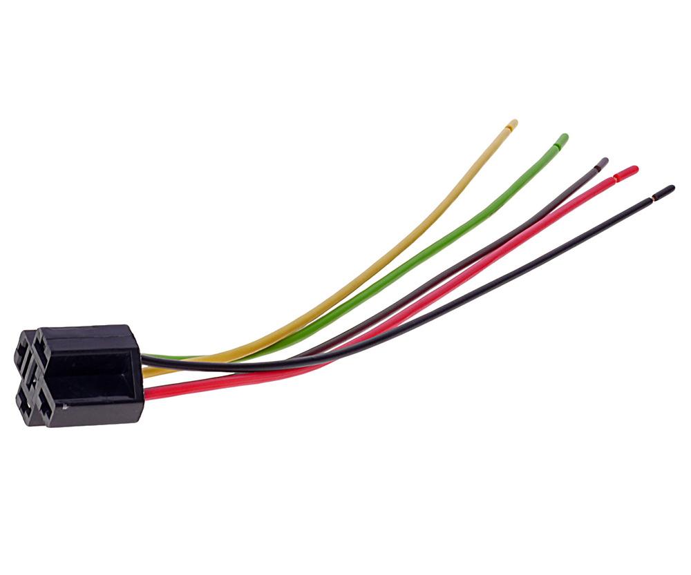 Колодка разъема реле 220мм 5-ю проводами АЭНК - VAG (VW/Audi/Skoda/Seat ...