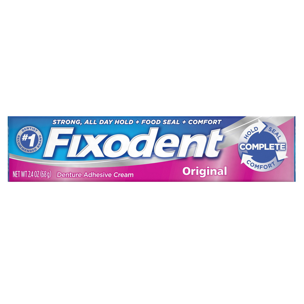 Fixodent Complete Original Крем для фиксации съемных зубных протезов, 68г  #1