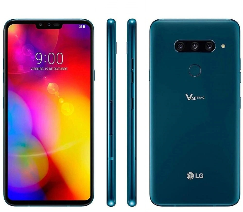 Смартфон LG V40 ThinQ V405EBW - купить по выгодной цене в интернет-магазине  OZON (1101331608)