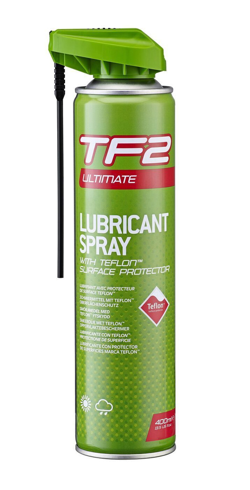 Смазка для цепи, переключателей тефлоновая TF-2 ULTIMATE SPRAY аэрозоль 400мл WELDTITE  #1