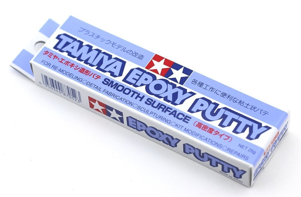 Tamiya Epoxy Putty, Smooth Surface, Шпаклевка двухкомпонентная, эпоксидная  #1