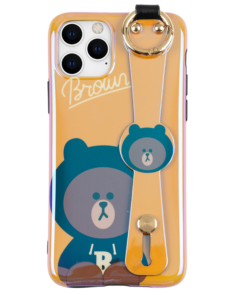 Чехол для iPhone 11 Pro Max Brown из серии Line Friends, Shine Orange -  купить с доставкой по выгодным ценам в интернет-магазине OZON (228028269)