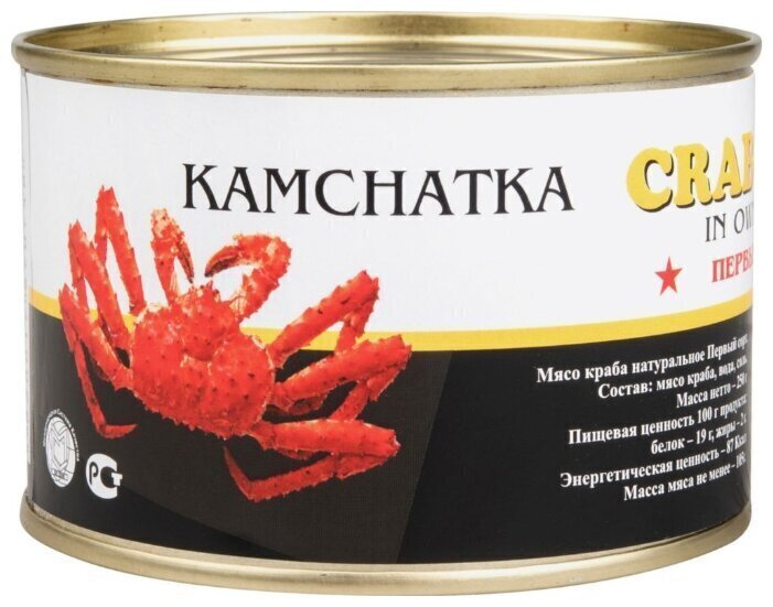 Мясо Камчатского краба, King Crab extra, 240 г ж/б #1