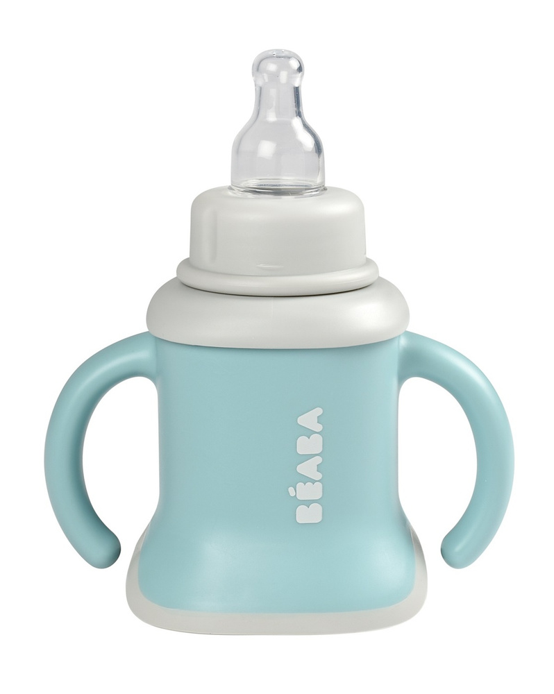 Поильник детский BEABA 150 мл. с двумя насадками в комплекте, поильник ...