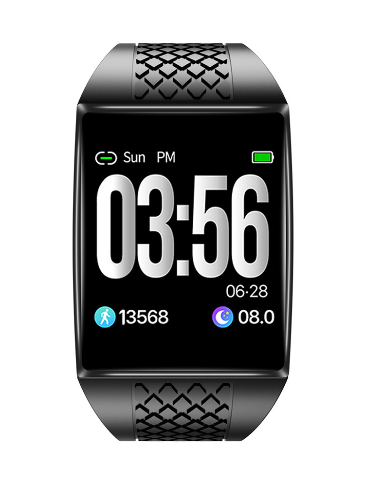 Denn Фитнес-браслет Fit 3, черный купить на OZON по низкой цене (243301044)