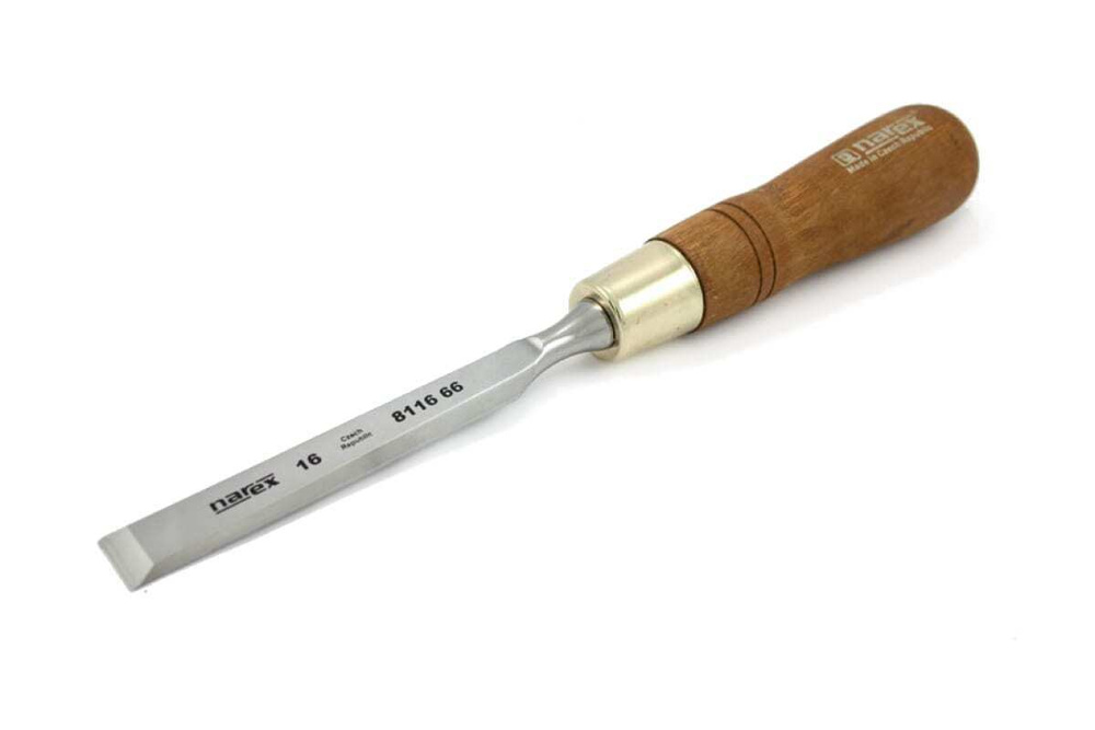 Плоская стамеска с ручкой NAREX WOOD LINE PLUS 16 мм 811666 #1