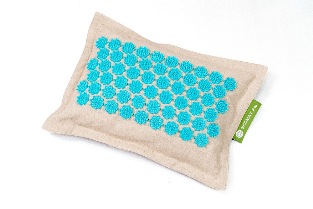 Массажная подушка Экомат (аппликатор Кузнецова) ортопедическая ...