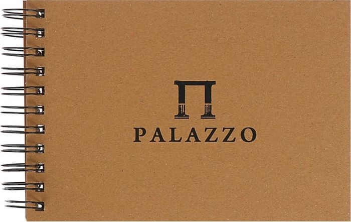 Альбом для эскизов А5, 35л., 200 г/м2, крафт "Palazzo" #1