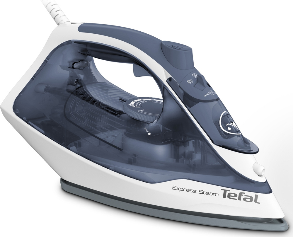 Утюг Tefal Express Steam FV2837E0, белый, синий #1