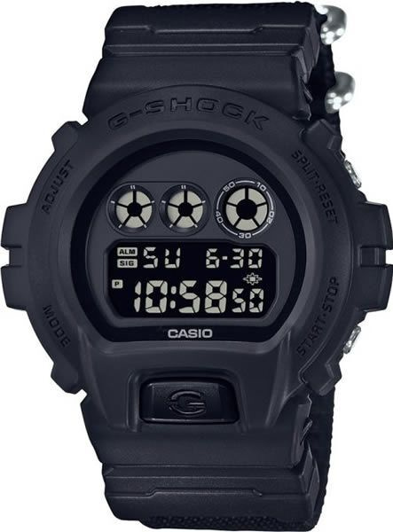 Японские наручные часы Casio G-Shock DW-6900BBN-1E мужские кварцевые ...
