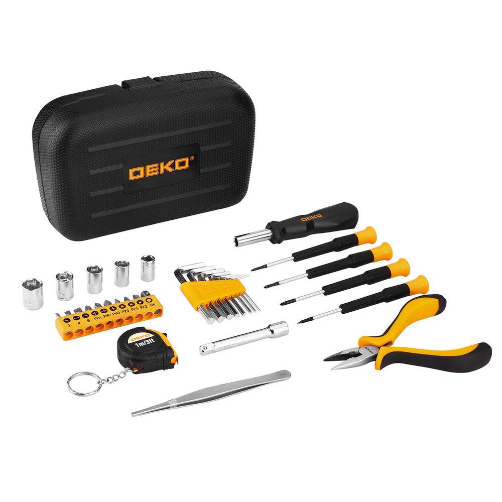 Набор инструментов для дома DEKO TZ32 в чемодане (32 предмета) -  .
