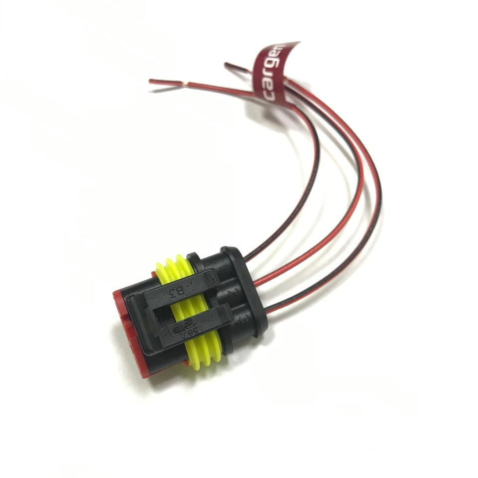 Разъем колодка 3-контактная гнездовая с проводом АХ-365 CARGEN, АХ365 ...