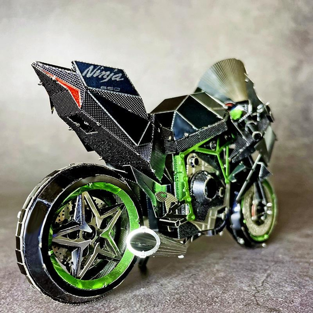 Сборная модель 3D Kawasaki Ninja H2R (KMB029) - купить с доставкой по  выгодным ценам в интернет-магазине OZON (819947326)