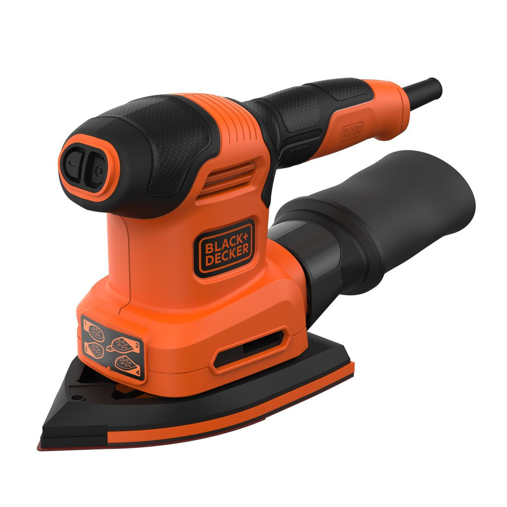 Машина дельташлифовальная Black+Decker BEW200K-QS, От сети, 200Вт