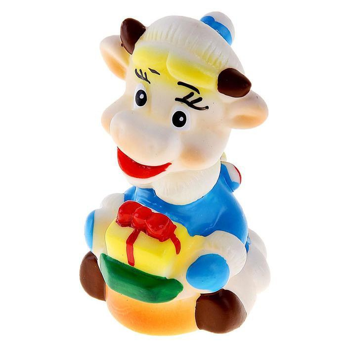 Резиновая игрушка "Коровка" - купить с доставкой по выгодным ценам в ...