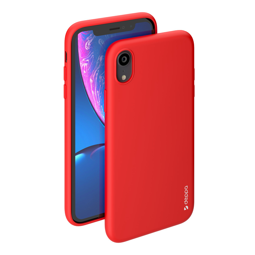 Чехол Gel Color Case для Apple iPhone XR, красный, Deppa, фиолетовый, TPU,  85365