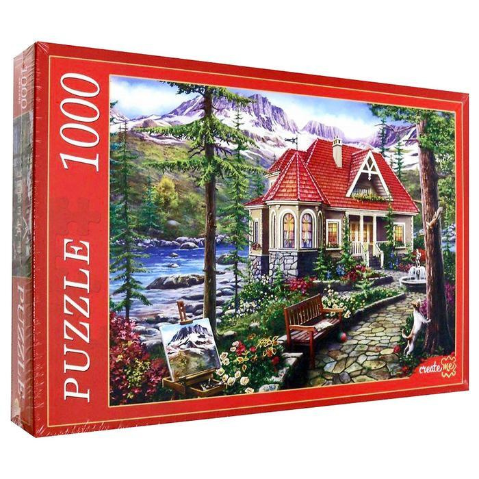 Пазл "Красивый дом у озера", 1000 элементов - купить с доставкой по ...