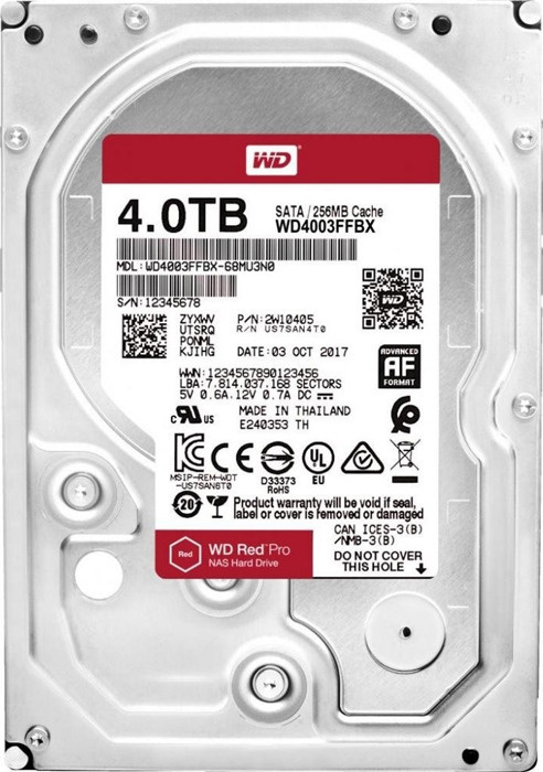 Western Digital 4 ТБ Внутренний жесткий диск WD4003FFBX (WD4003FFBX)  #1