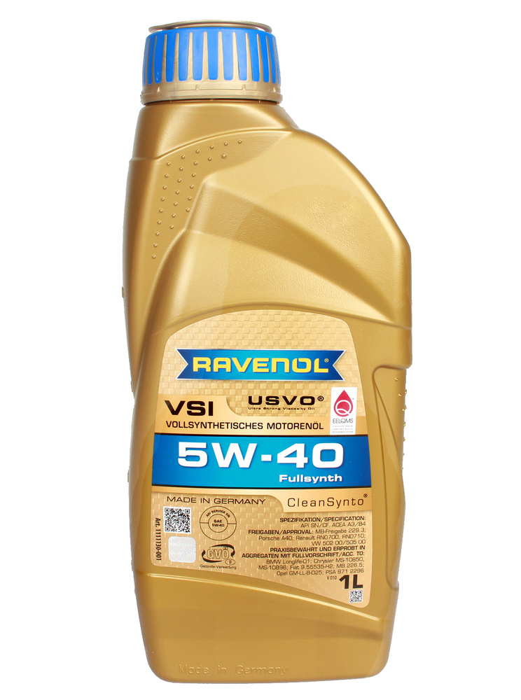 Масло моторное RAVENOL 5W-40 Синтетическое - купить в интернет-магазине ...