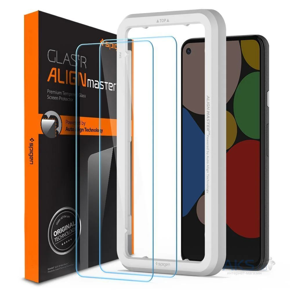 Комплект защитных стекол Spigen Glas.tR AlignMaster 2 шт. для Google Pixel  5 черные/прозрачные AGL02045 - купить с доставкой по выгодным ценам в  интернет-магазине OZON (321891671)