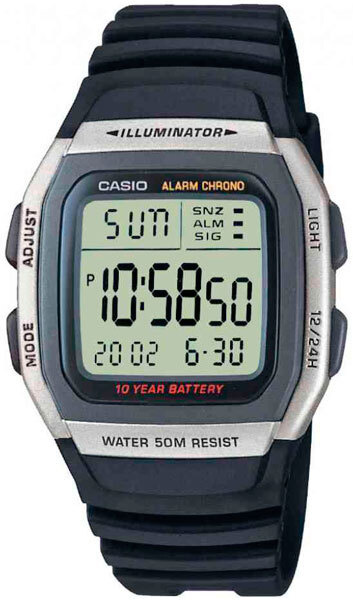 Casio Часы наручные Кварцевые Casio W-96H-1A #1