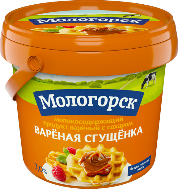 "Мологорск" Варёная сгущенка ведро 400 гр #1