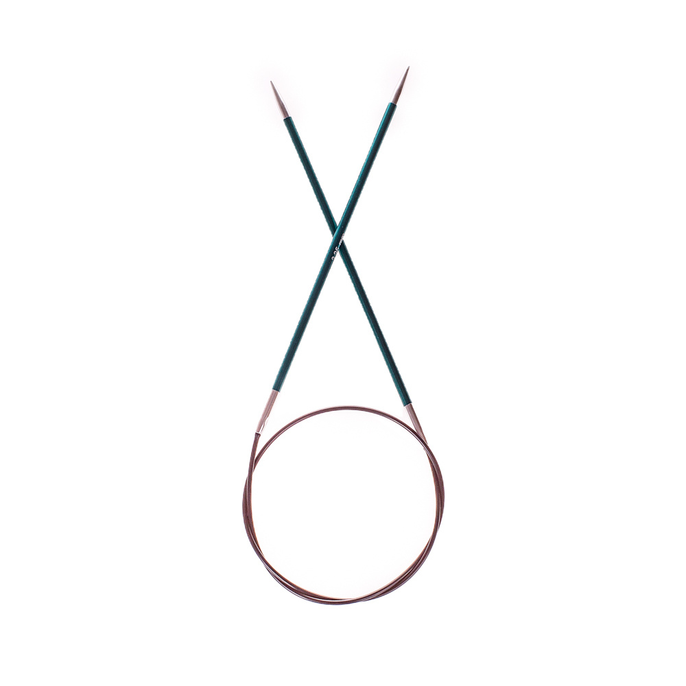 47095 Спицы круговые для вязания с эластичной гибкой леской 60 х 3.00 мм Zing KnitPro  #1