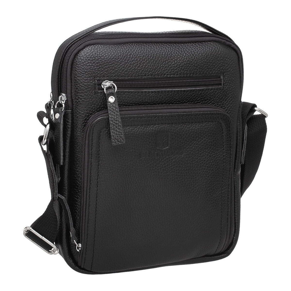 Сумка мужская через плечо BLACKWOOD, натуральная кожа, планшет, для ...