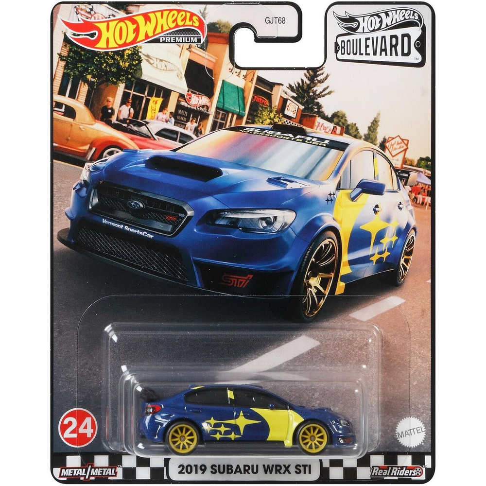 Hot Wheels Машинка премиальная 2019 Subaru WRX STI, GJT68/GRL97 - купить с  доставкой по выгодным ценам в интернет-магазине OZON (267362189)