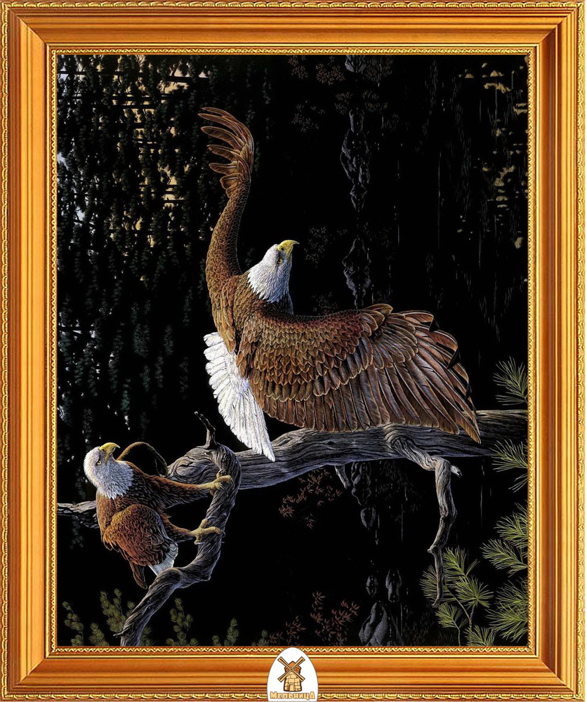 Алмазная мозаика 40*50 см. Полная выкладка. Картина из страз. Алмазная ...