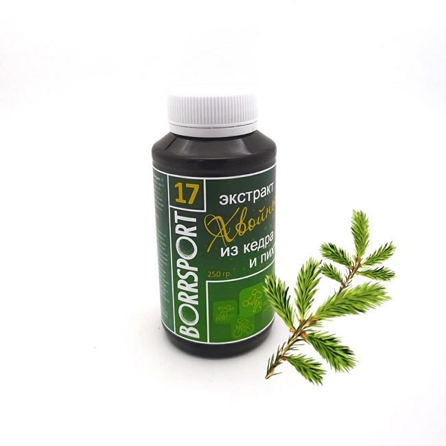 Экстракт хвойный из кедра и пихты 250 гр для приема внутрь купить на ...