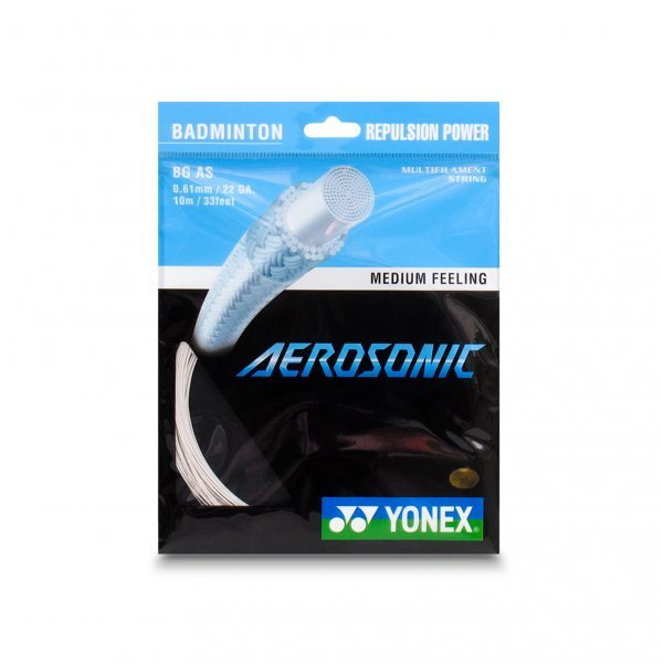 Струна для бадминтона Yonex 10m BG-AS Aerosonic, White #1