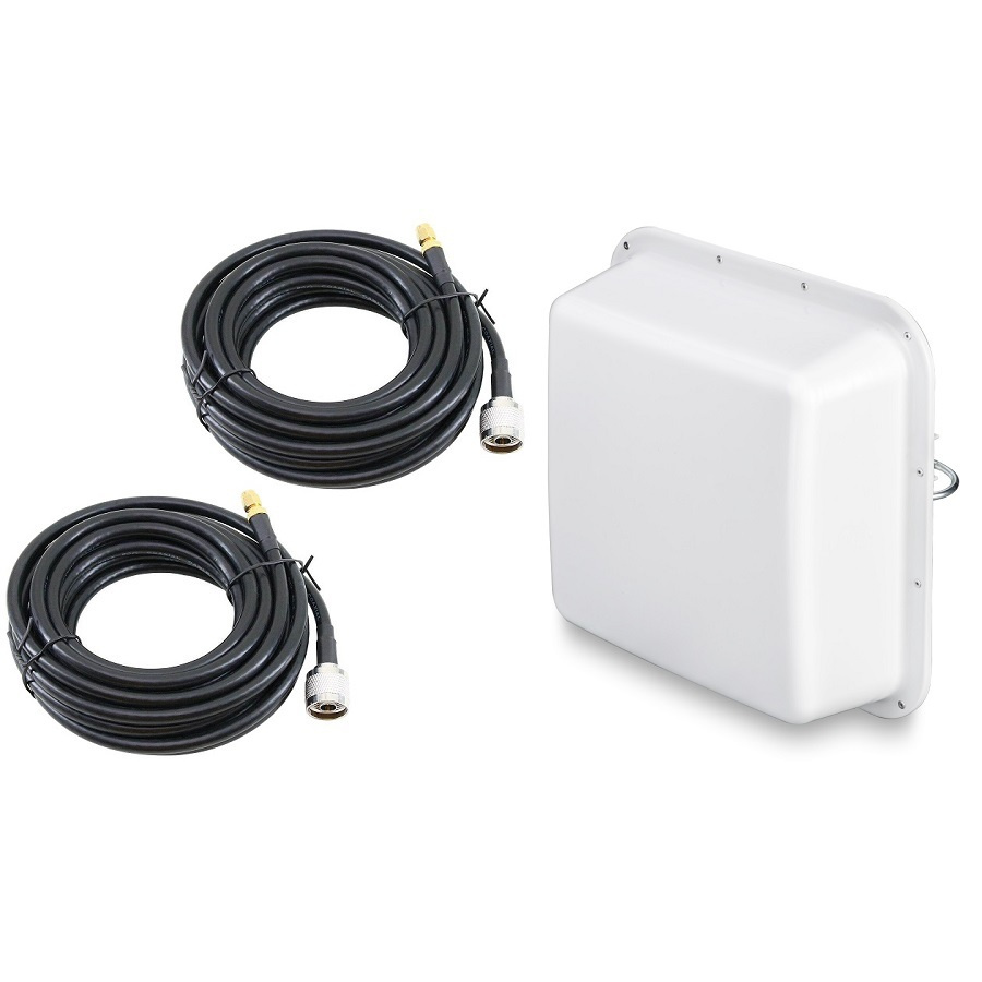 Антенна 4G LTE 3G внешняя панельная направленная всечастотная KROKS ...