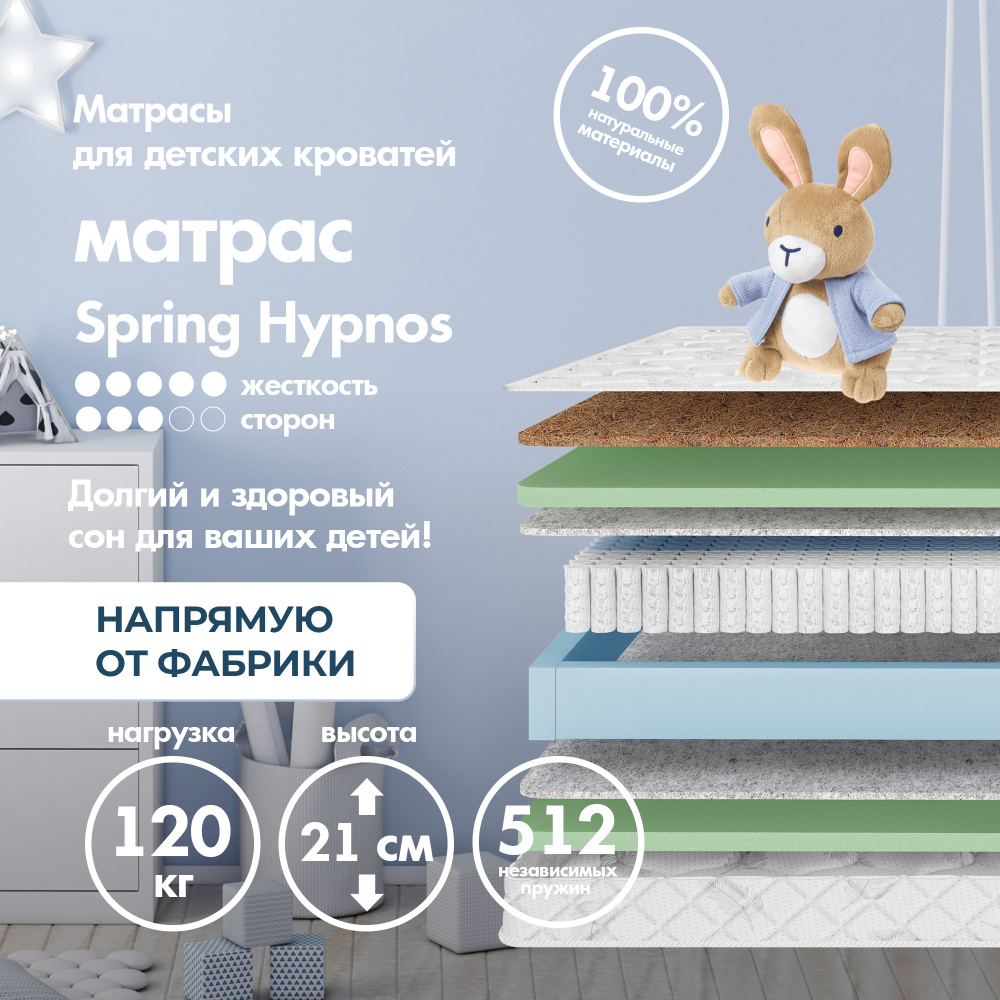 Dreamtec Матрас Spring Hypnos, Независимые пружины, 80х160 см #1