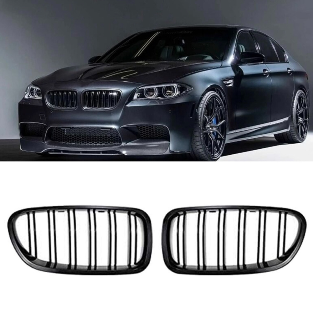 Решетка радиатора для BMW 5-Series F10/F11 M-performance глянцевая черная -  арт. SZ-OZ5U-I50101457 - купить по выгодной цене в интернет-магазине OZON  (485737261)