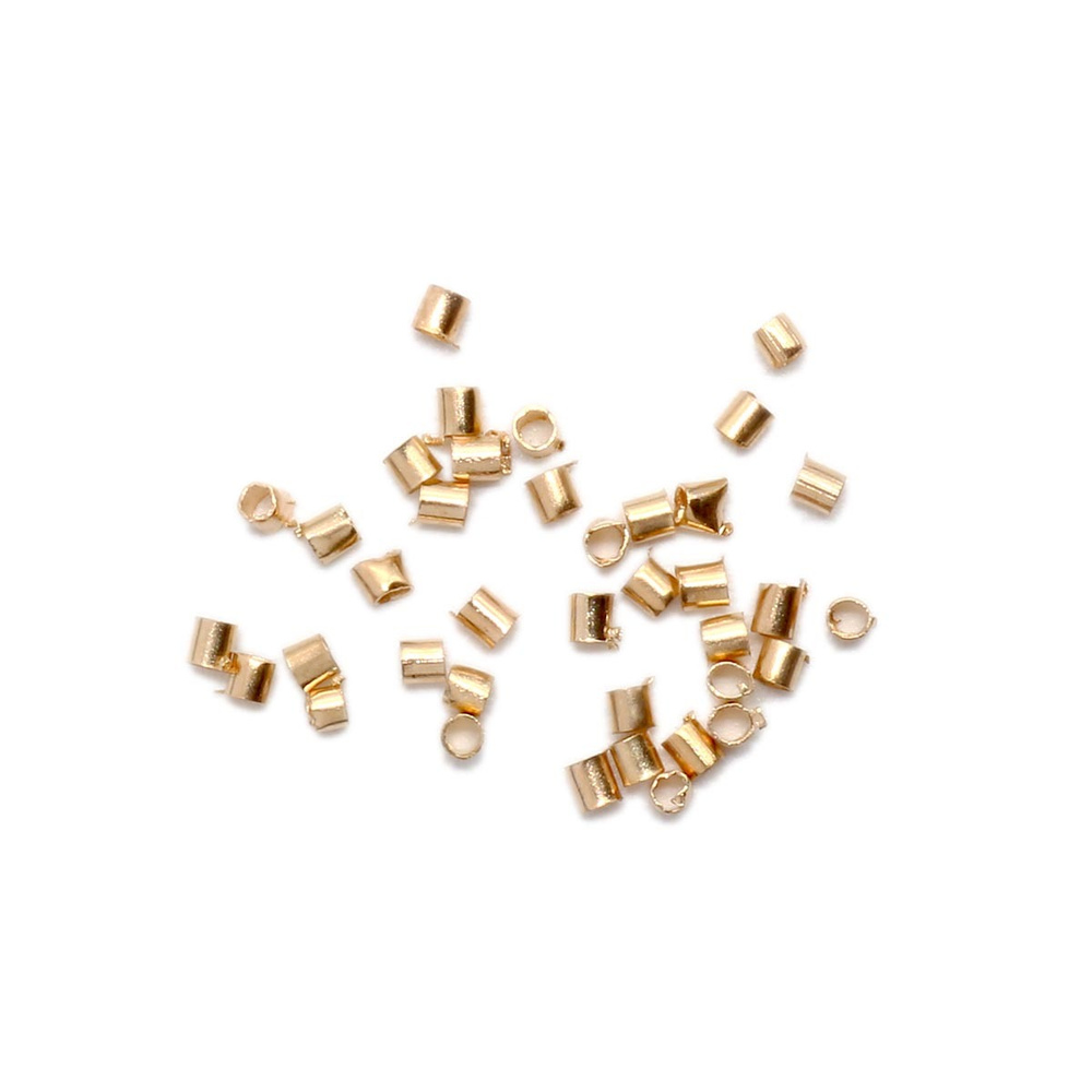 Кримп зажимные бусины Astra&Craft 1,5 мм, фурнитура для бижутерии, 50 ...